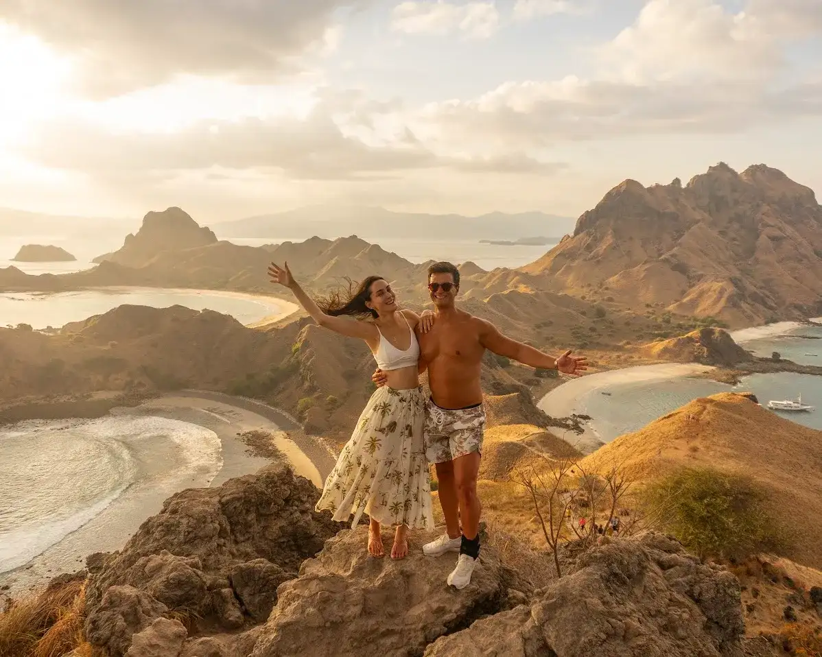 Guest on Padar Island Guest on Padar Island